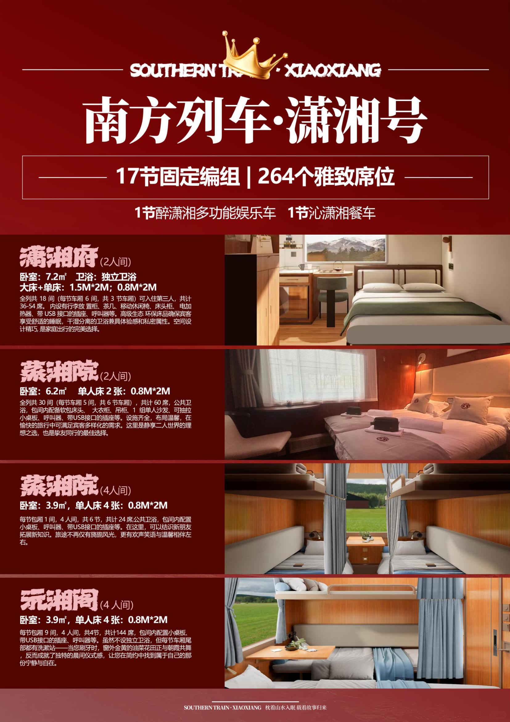 The official website for booking tickets for the Xiaoxiang tourist special train is Southern Trains. The Xiaoxiang train has a 2026 annual schedule, itinerary, and prices